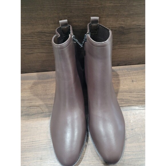 Calvin Klein Women's Deandre Slip-On Casual Booties Dark Brown 9M New - Picture 7 of 10